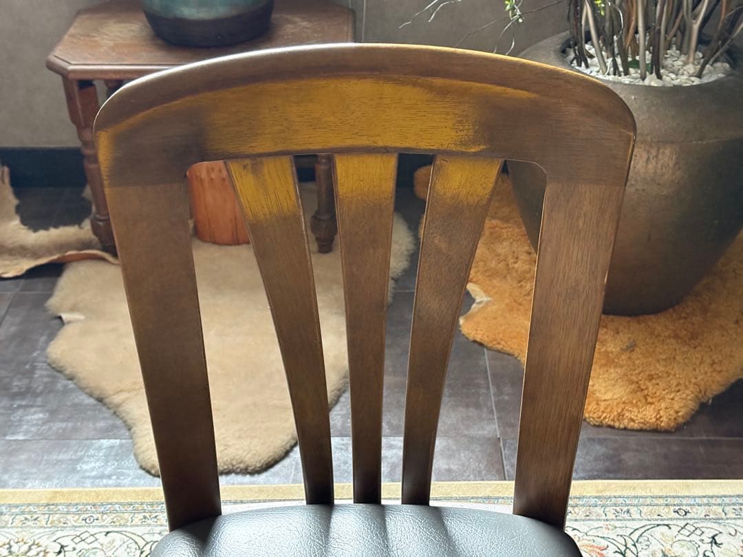 オールドカリモク　ヴィンテージ　ビンテージ　シェルチェア　レトロ　IG