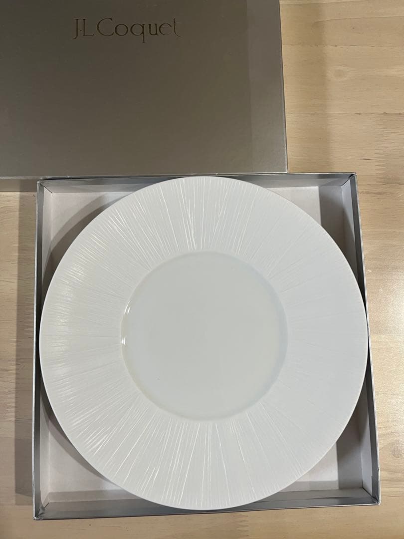 JL Coquet ジャンルイコケ　食器　プレート　新品　ホワイト