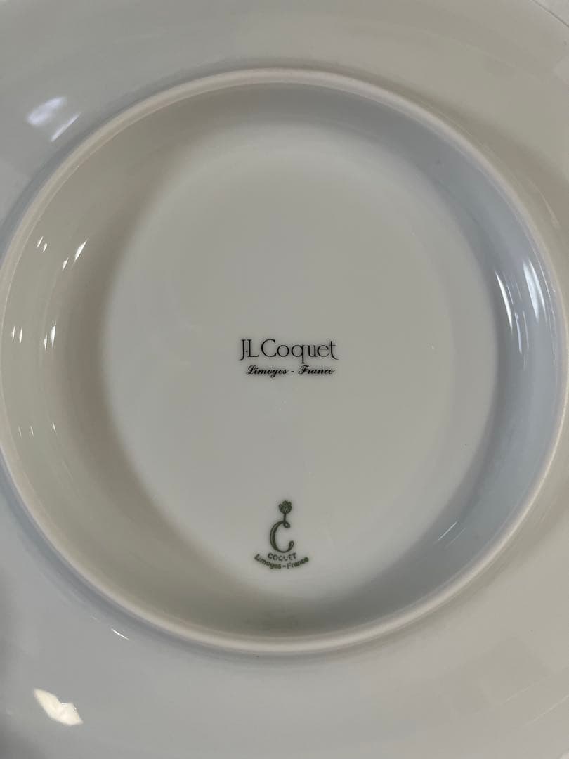 JL Coquet ジャンルイコケ　食器　プレート　新品　ホワイト