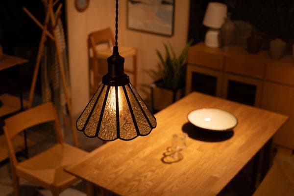 ステンドグラス ライト レトロ 照明 スチール製 LHT-311 N01