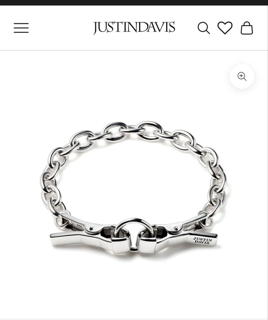 ジャスティンデイビス ROCK LOBSTER ブレスレット Mサイズ
