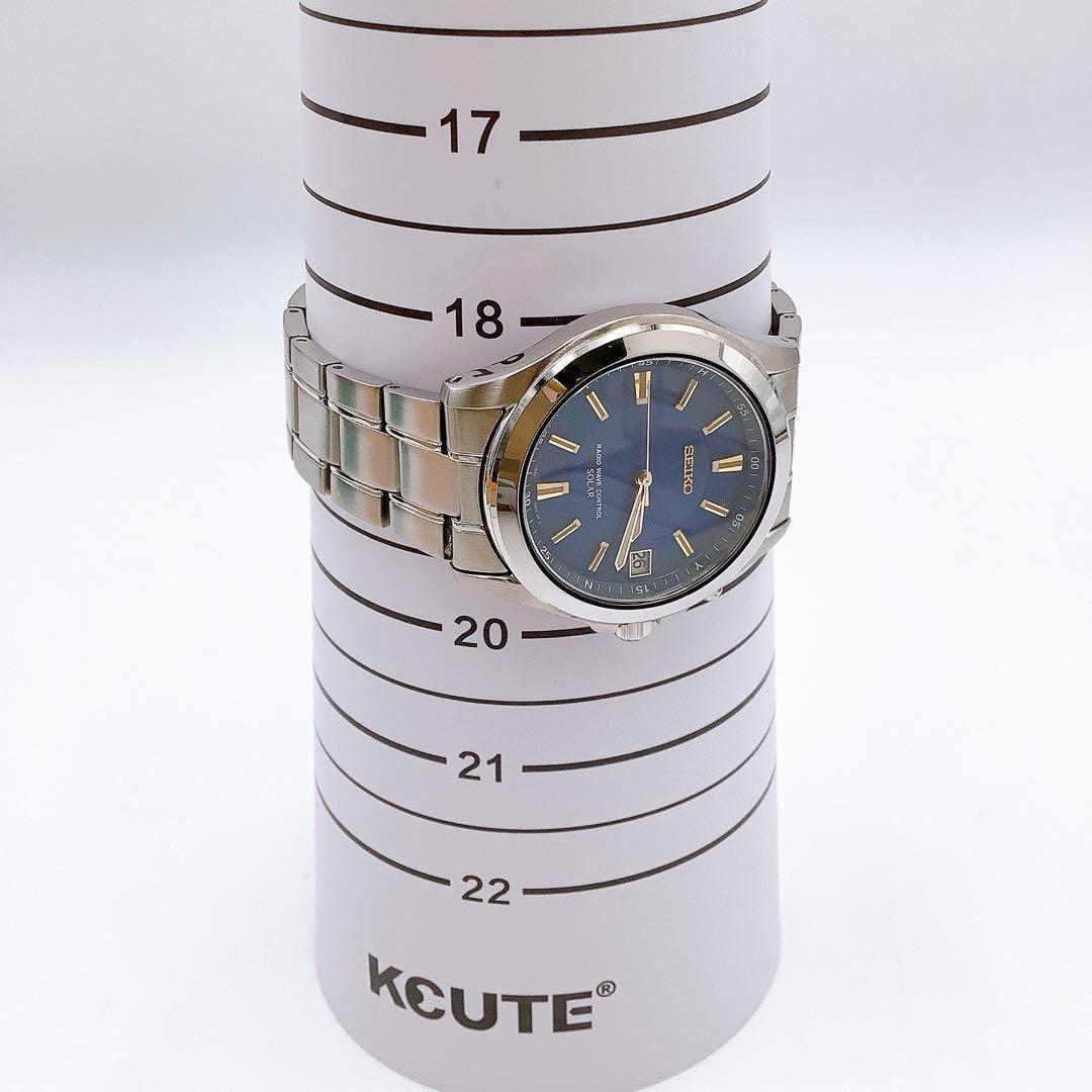 ほぼ新品✨セイコー スピリット 腕時計 メンズ ソーラー サファイアガラス 防水