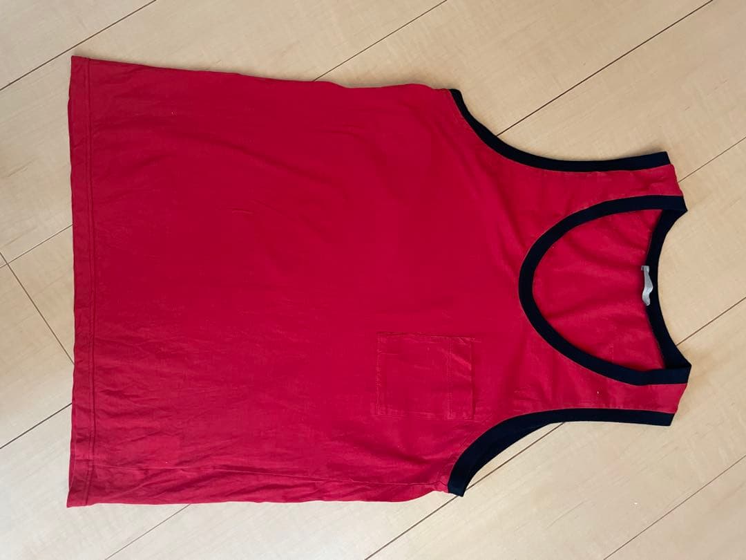 DIOR HOMME　ディオールオム　タンクトップ　レッド