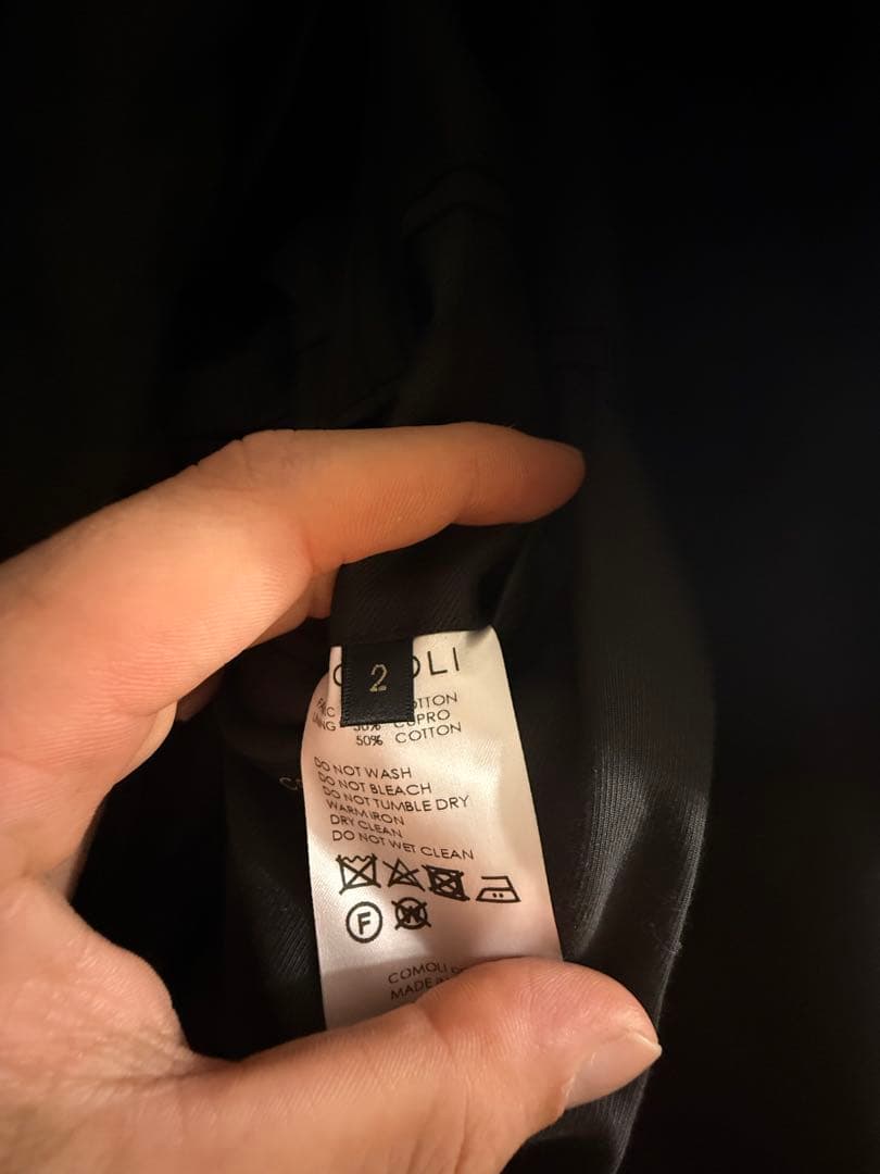 COMOLI (コモリ) コットンギャバ タイロッケンコート