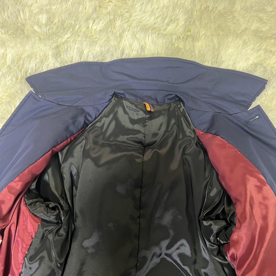 未使用級 ポールスミス 現行タグ ダウンコートロングコート ステンカラーコート