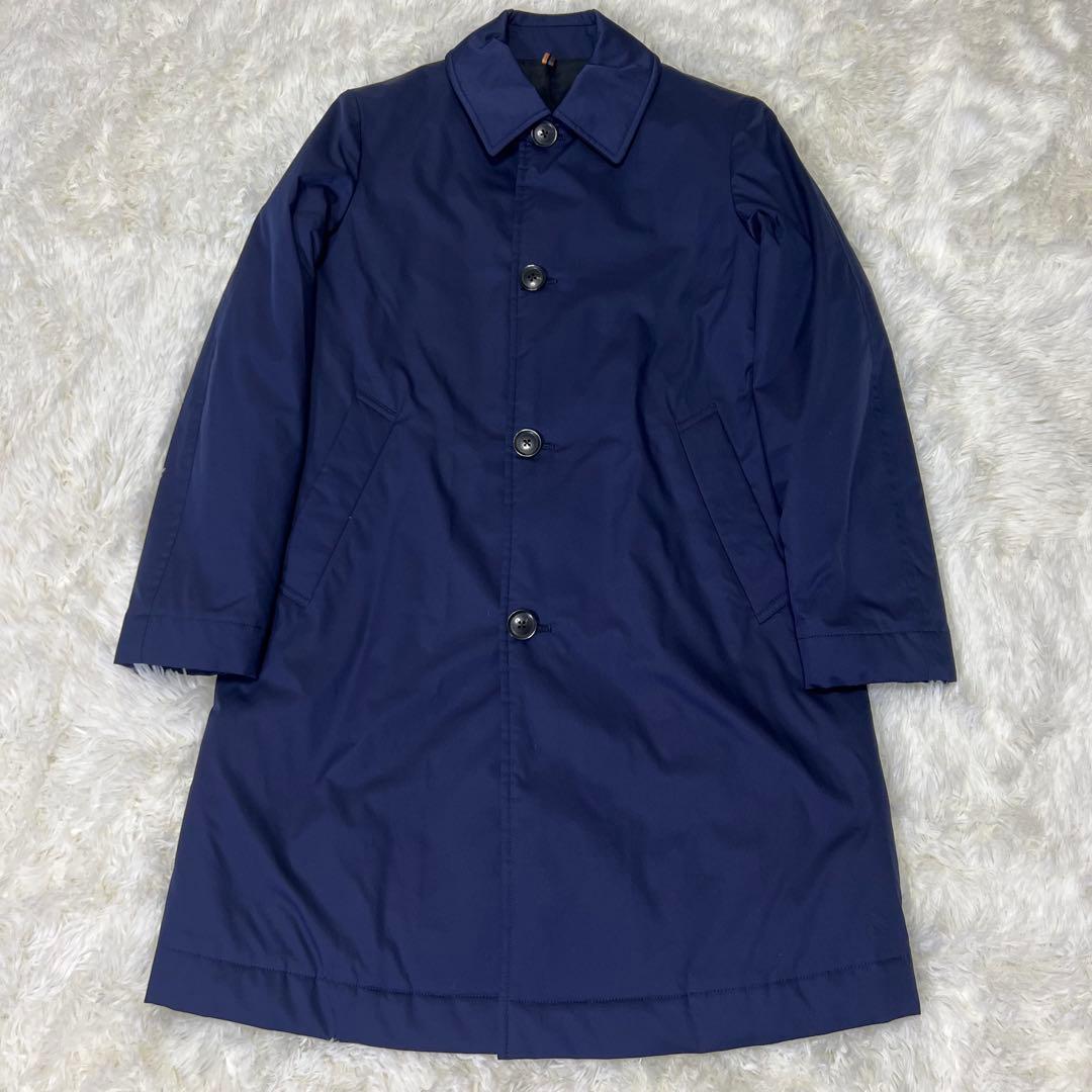 未使用級 ポールスミス 現行タグ ダウンコートロングコート ステンカラーコート