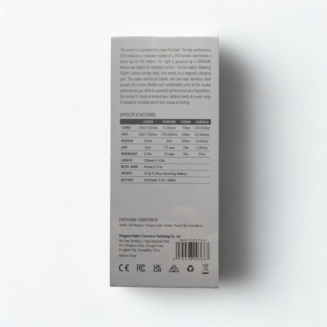 オーライト OLIGHT Javelot スポットライト 防災 1350ルーメン