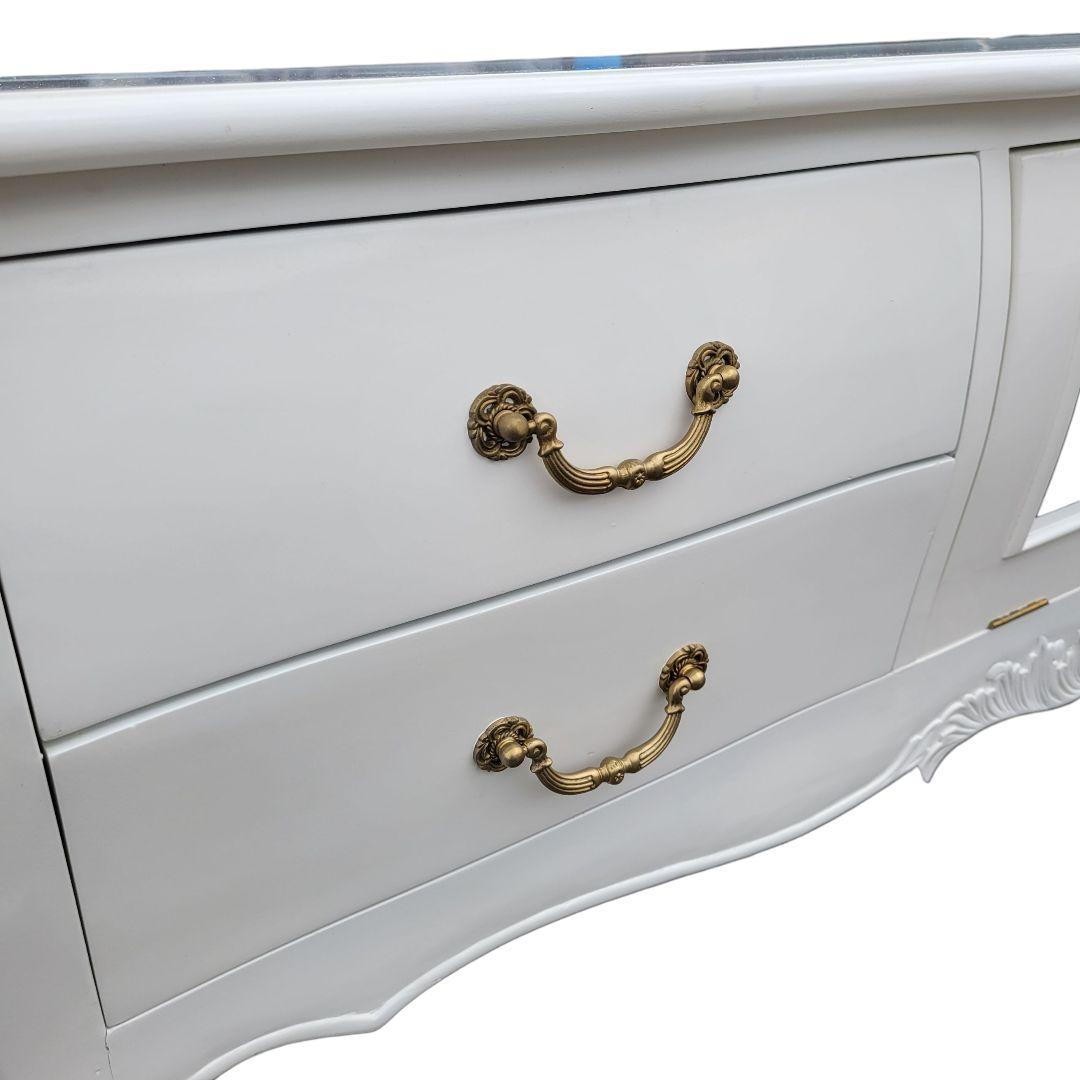 希少 ロココ調 アンティーク テレビ台 幅150cm 奥行50cm 高さ50cm