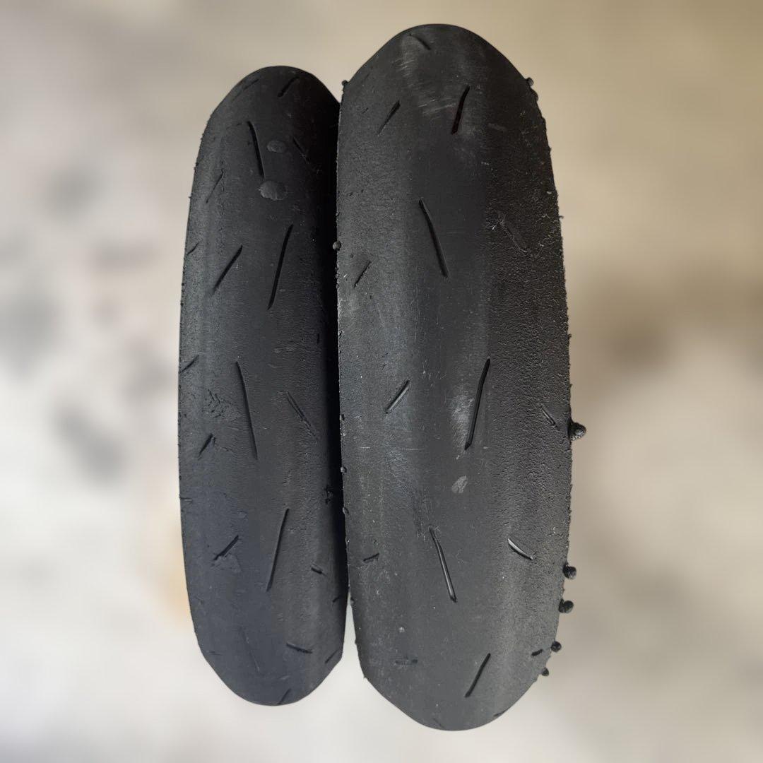 DUNLOP KR410 中古　前後セット　110 140