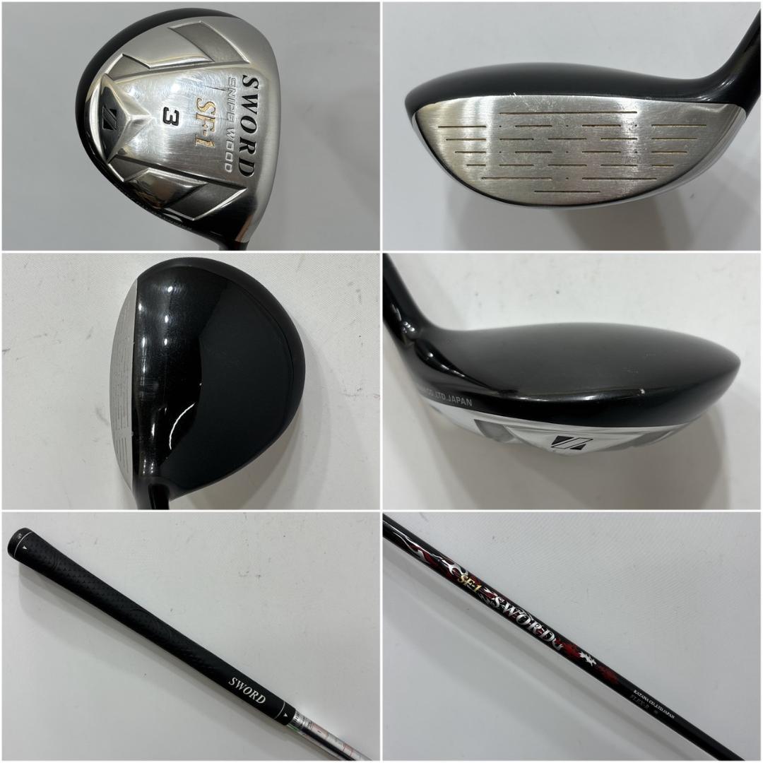 メンズ右利き初心者用　カタナ　KATANA　ゴルフクラブセット　W-2589