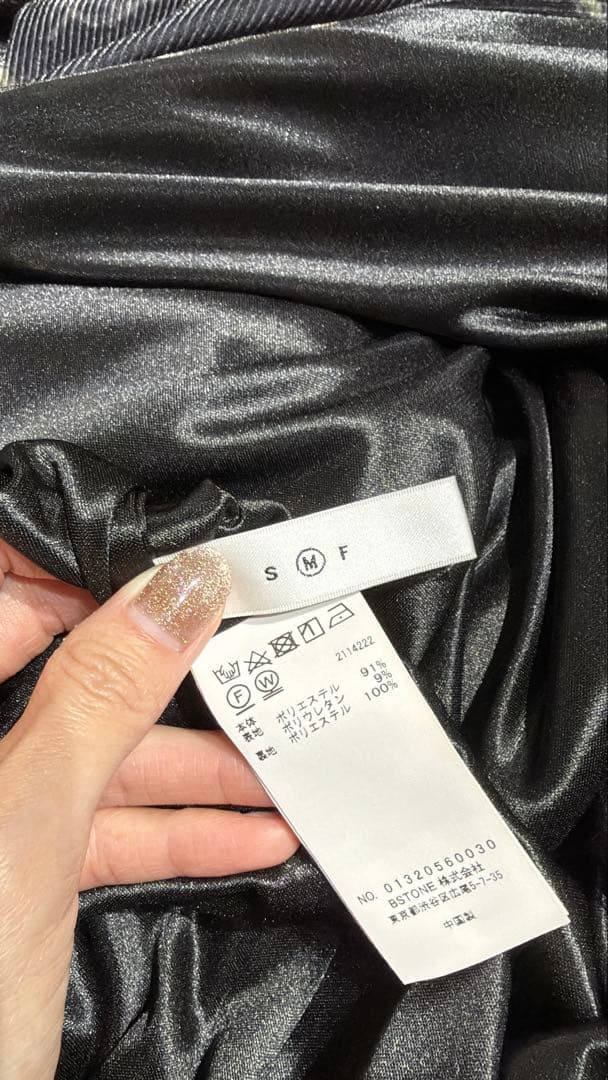 ワンピース DRY FLOWER VELOUR DRESS