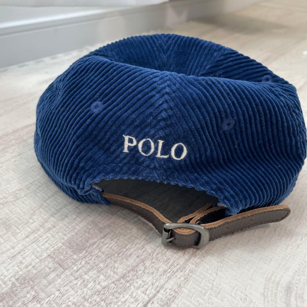 Polo Ralph Lauren コーデュロイネイビー キャップ