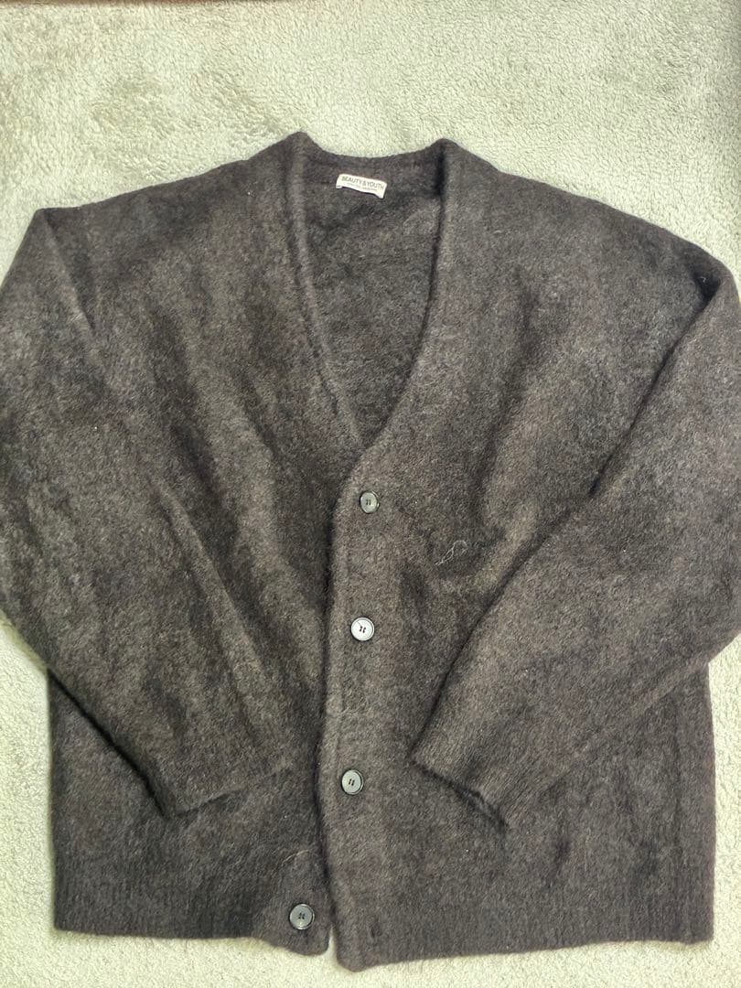 o.d★BEAUTY&YOUTH アローズ シャギー モヘア カーディガン