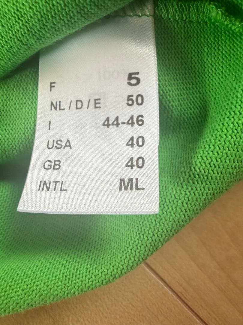 【美品】セントジェームス ウエッソン 無地 グリーン サイズ5（L相当）