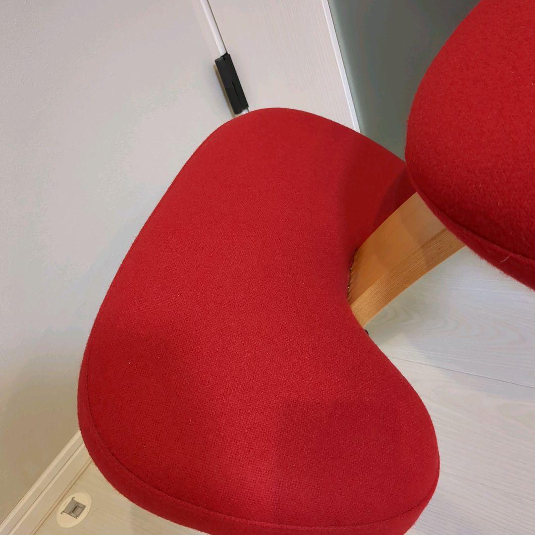 バランスラボ バランスチェア バランスイージー レッド 良品