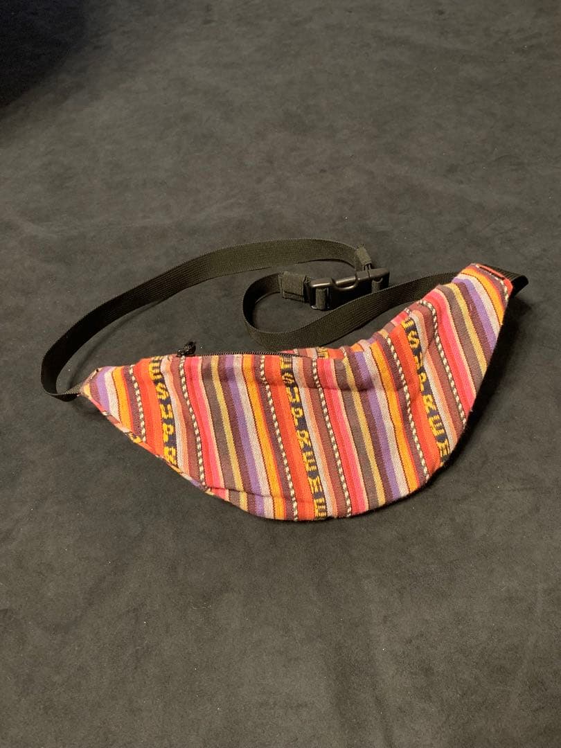 バッグ Supreme Woven Stripe Waist Bag