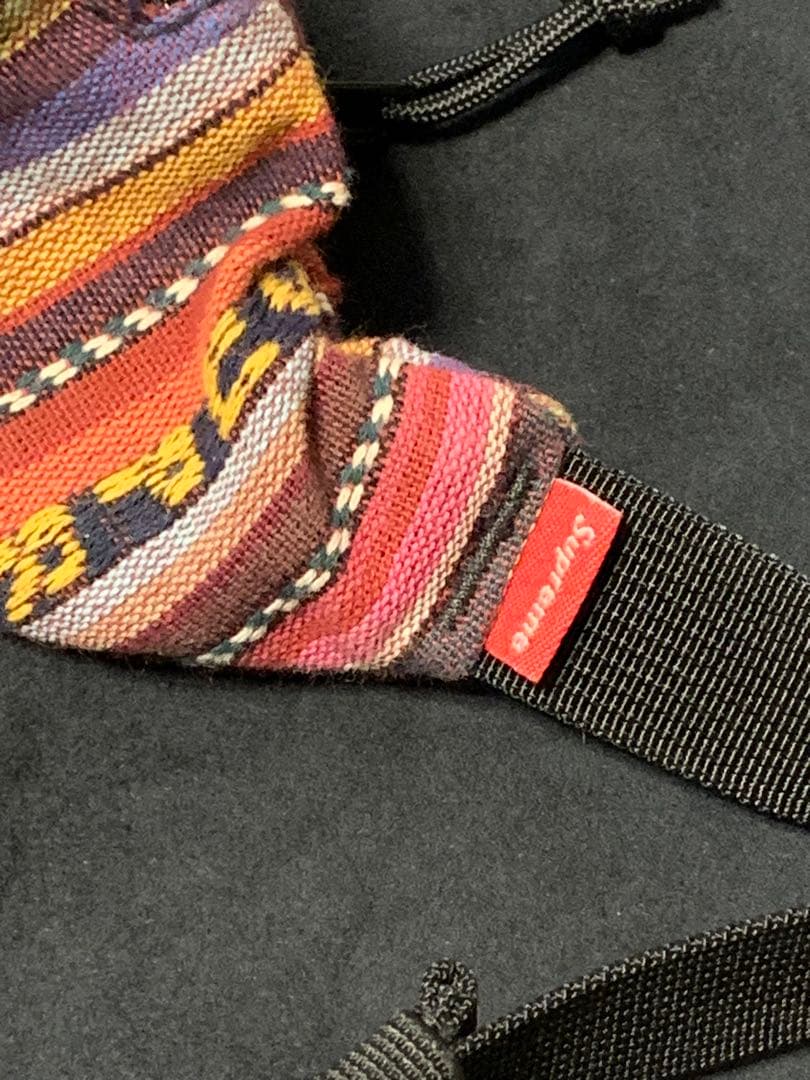 バッグ Supreme Woven Stripe Waist Bag