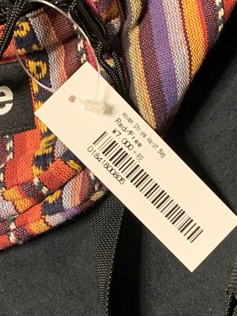 バッグ Supreme Woven Stripe Waist Bag
