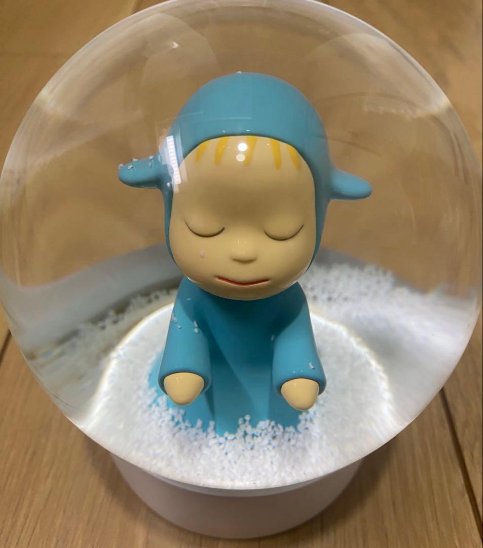 【新品】 奈良美智 スノードーム ブルー Little Wanderer