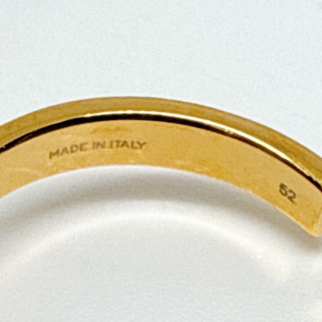 【12号 美品 付属品付】FERRAGAMO ヴァラ リボン リング ゴールド