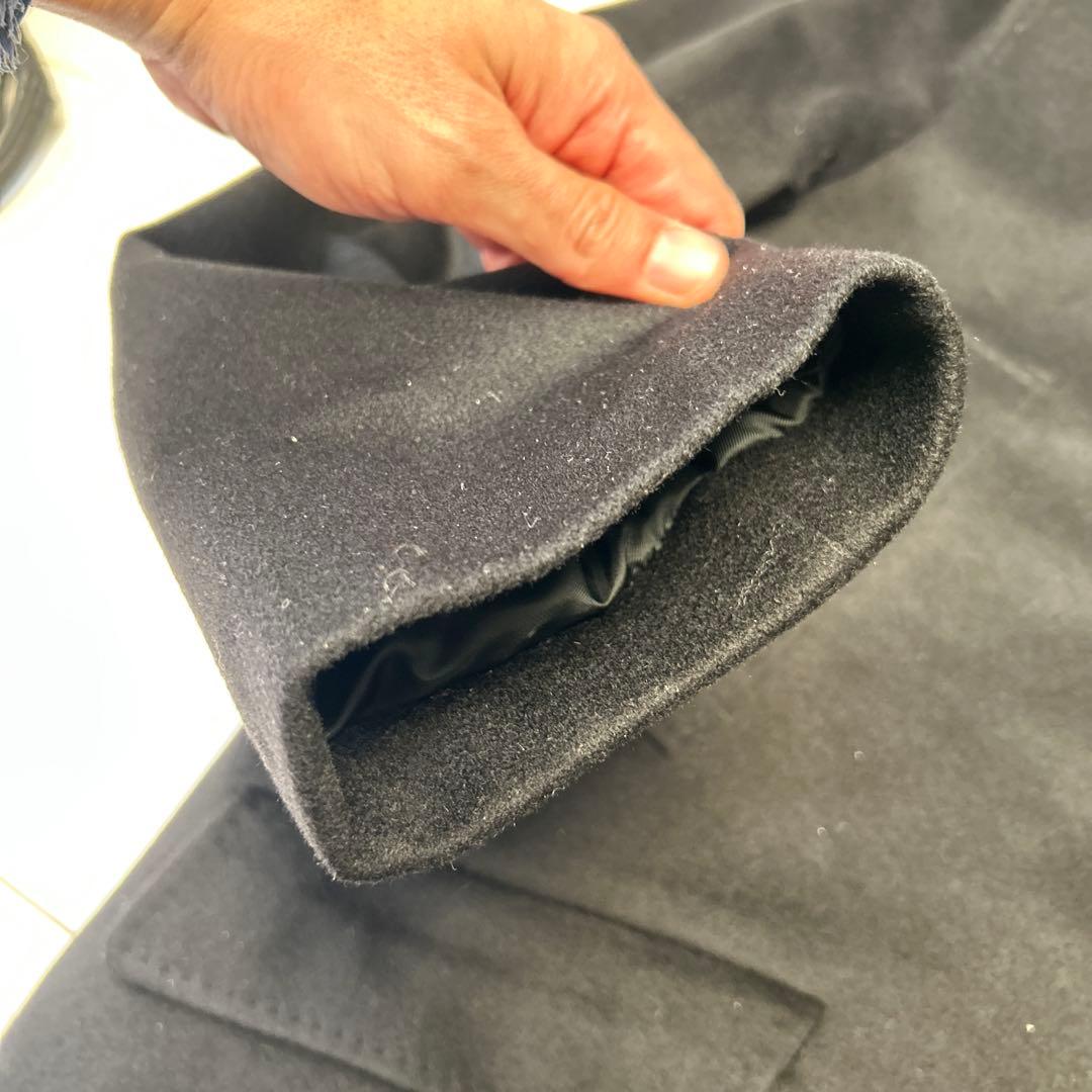 極美品　ヘルノ　HERNO ロングコート　100%カシミアブラック　裏地ミンク