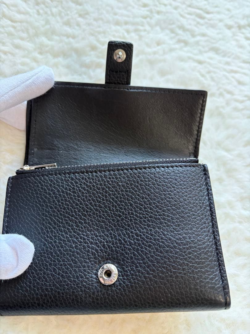 LOEWE バーティカル ウォレット スモール ブラック 黒