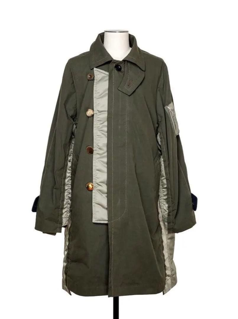 Sacai サカイ Cotton Oxford Coat 21AW
