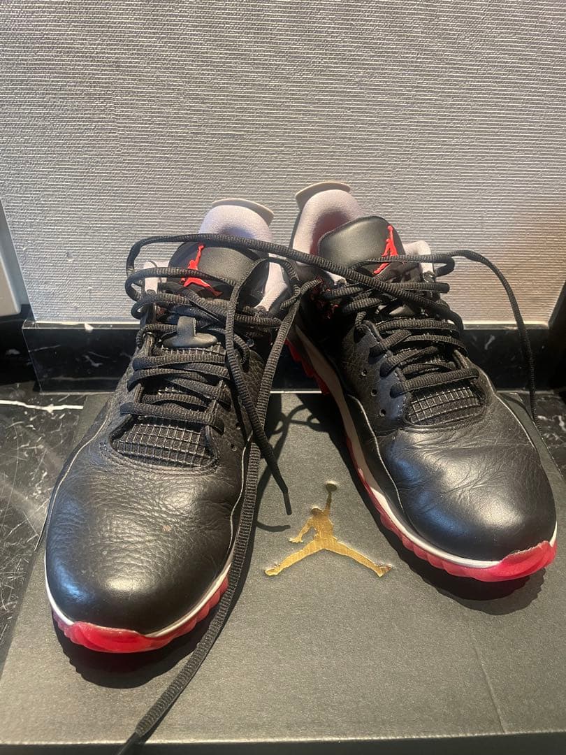 Jordan ゴルフシューズ ブラック/レッド