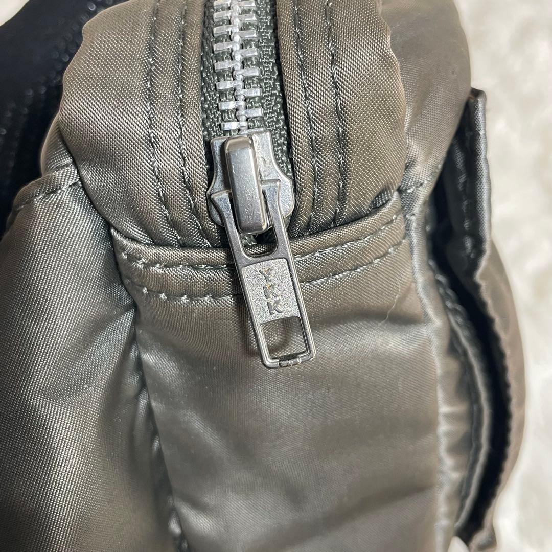 廃盤品 PORTER ポーター タンカー ボディバッグ シルバーグレー
