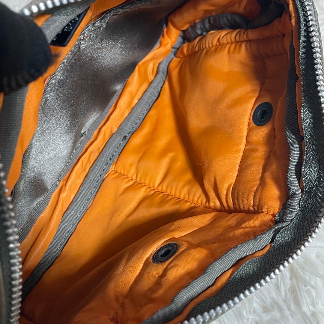 廃盤品 PORTER ポーター タンカー ボディバッグ シルバーグレー