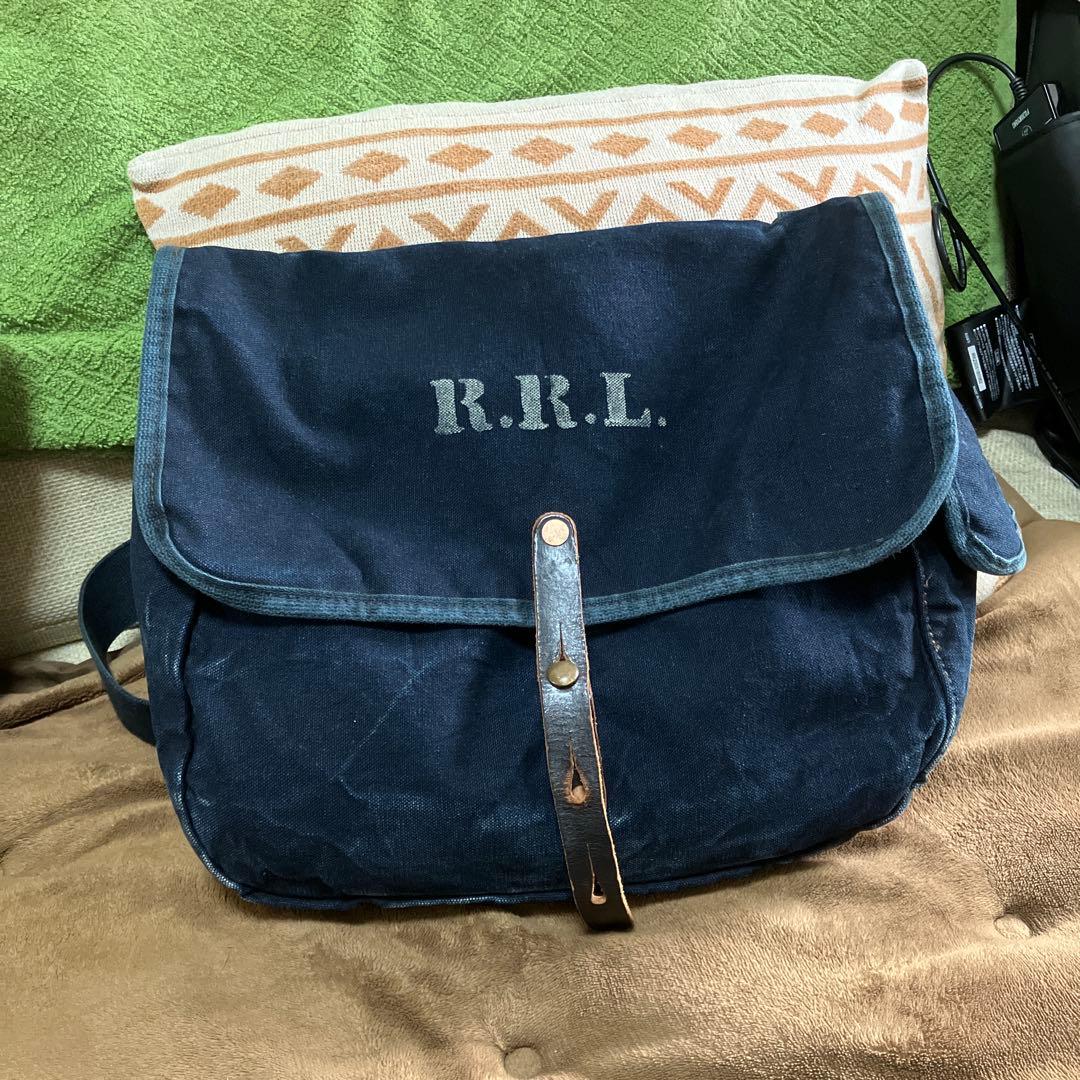 美品！ダブルアールエル　メッセンジャーバッグ　キャンバス　double RL