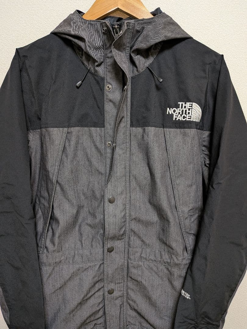 美品☆THE NORTH FACE マウンテンライトデニムジャケット ブラックM