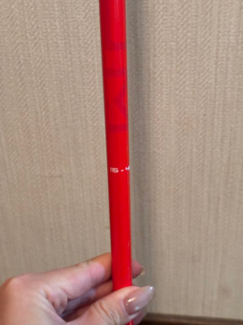 C様用　LEKI スキー SLストック カーボン115cm パンチガード付き