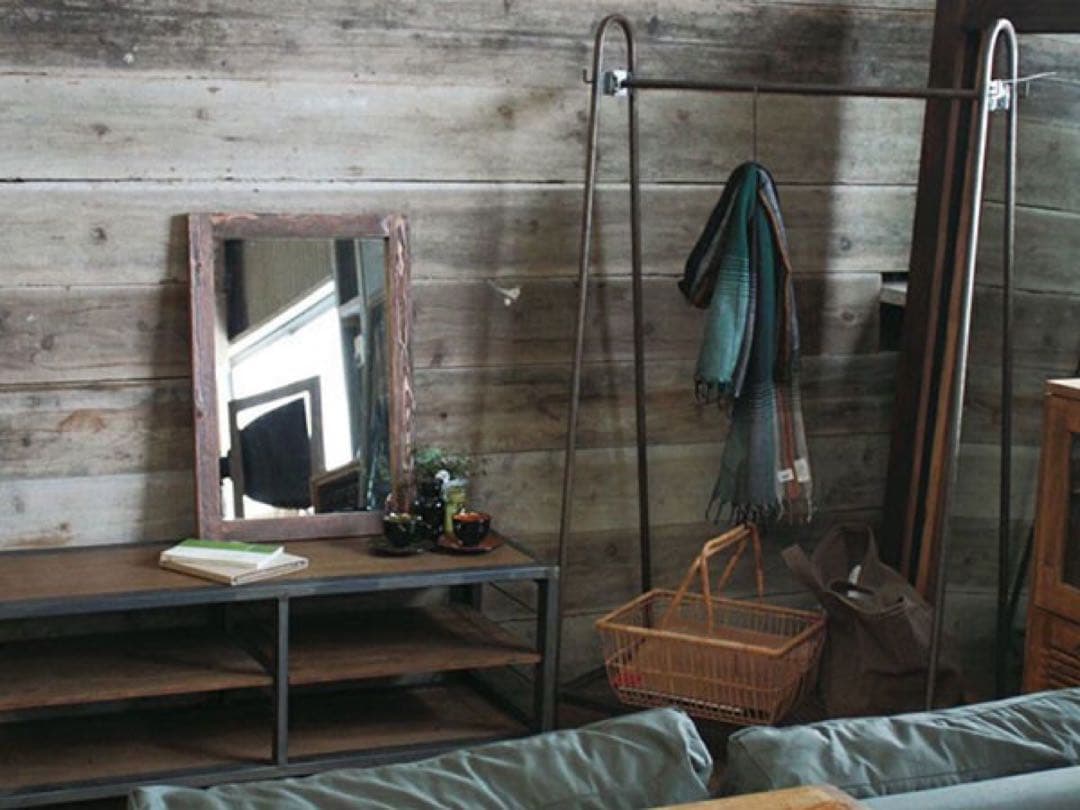 【東京都内23区配送無料】定価4万円　アイアン　ハンガー　ラック　スタンド