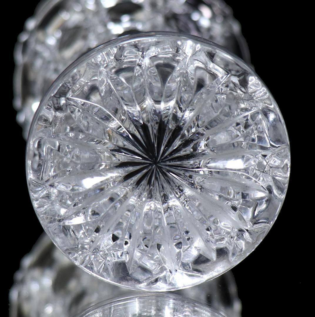 オールド・バカラ 珍品 トランペット型 花瓶 ディアマンピエーリー ダイヤモンド