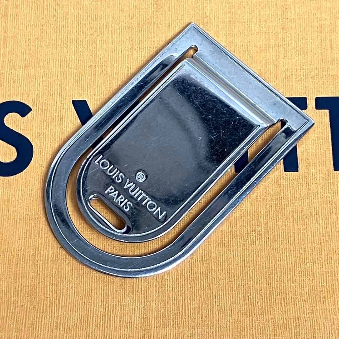 【極美品】ルイヴィトン　シルバー　パンスアビエ　ポルト アドレス　マネークリップ