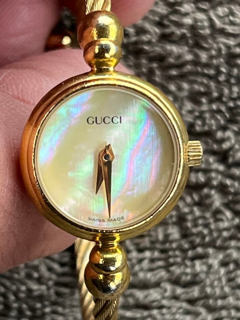 ☆美品GUCCI クォーツ腕時計 9700.21 ゴールド