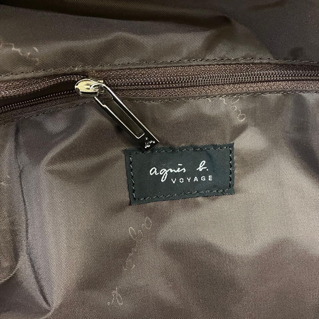 agnes b アニエスベー ナイロン ボストンバッグ 旅行バッグ 2way 鍵
