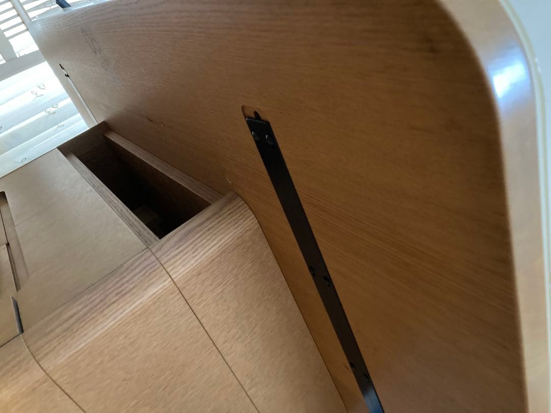 6月までシラカワ ダイニングテーブル たっぷり収納付き 飛騨家具 無垢オークナラ