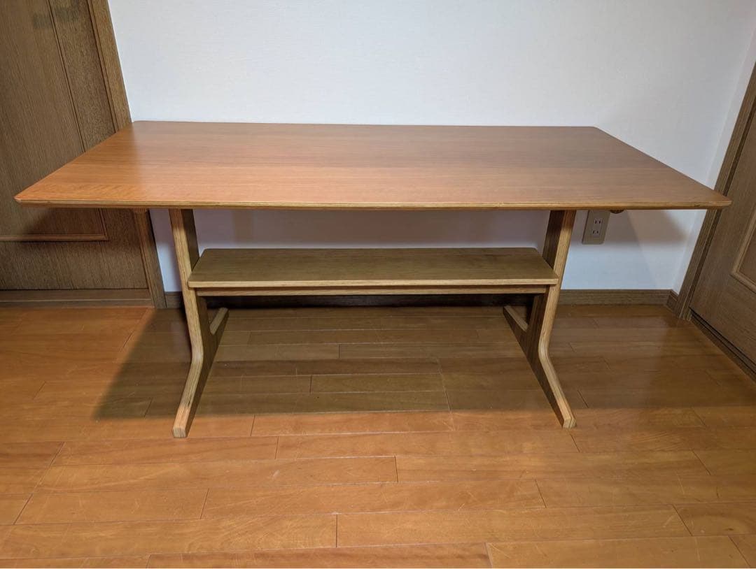 ■送料込■無印良品 リビングでもダイニングでもつかえる テーブル2 食卓机