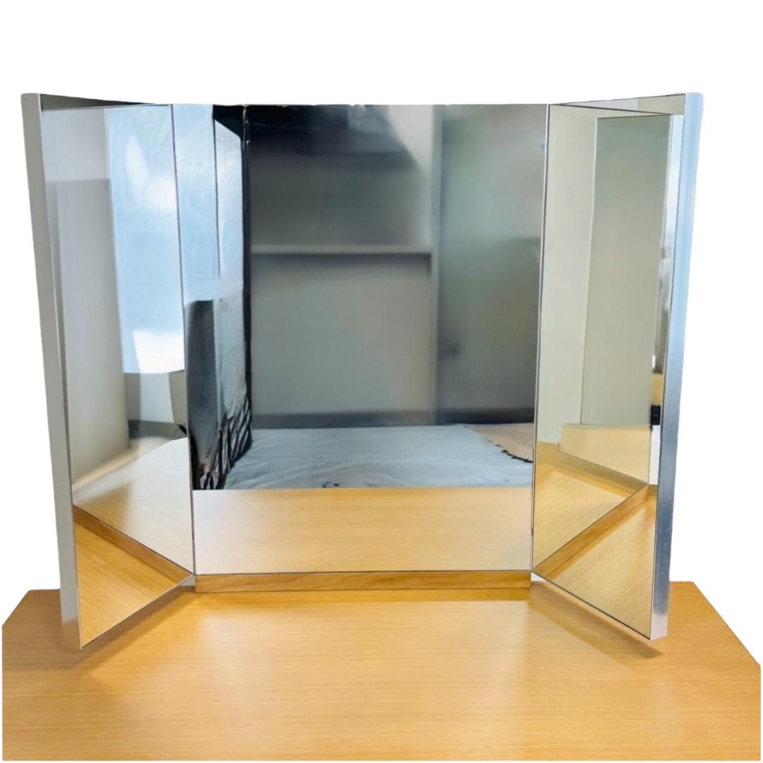 カンディハウス　ストライプ ドレッサー 三面鏡 ヒッコリー材 北欧スタイル