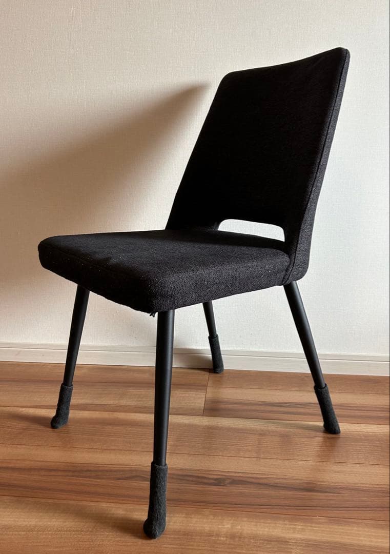 【美品】ダイニングチェア　ダークグレー