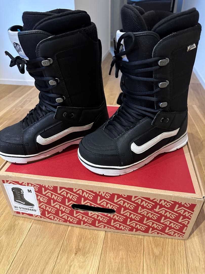 ヴァンズ VANS ハイスタンダード BLACK/WHITE 27.0cm