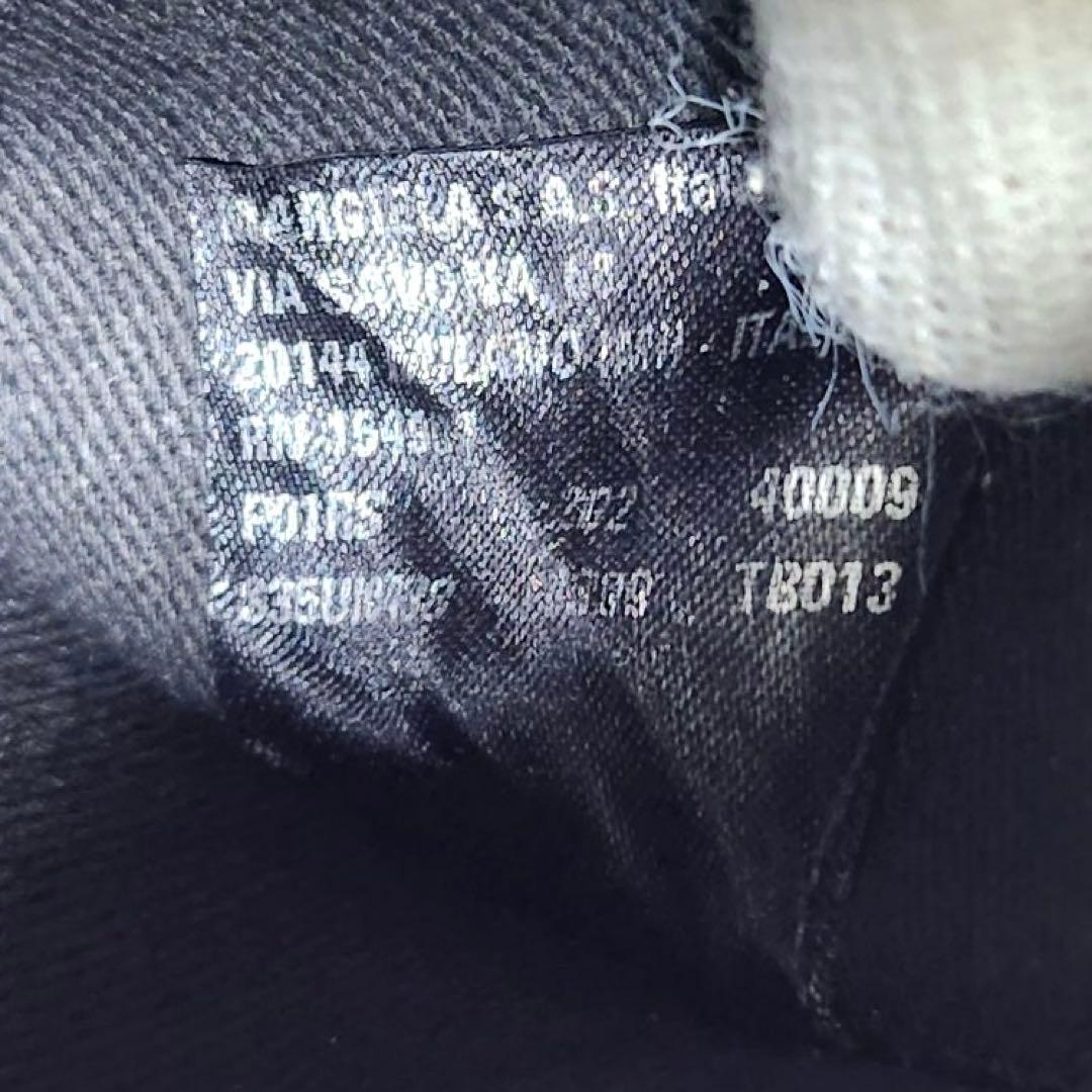 ✨極美品　正規品✨マルジェラ　二つ折り　小銭入れ　ステッチ　カレンダー　ブラック