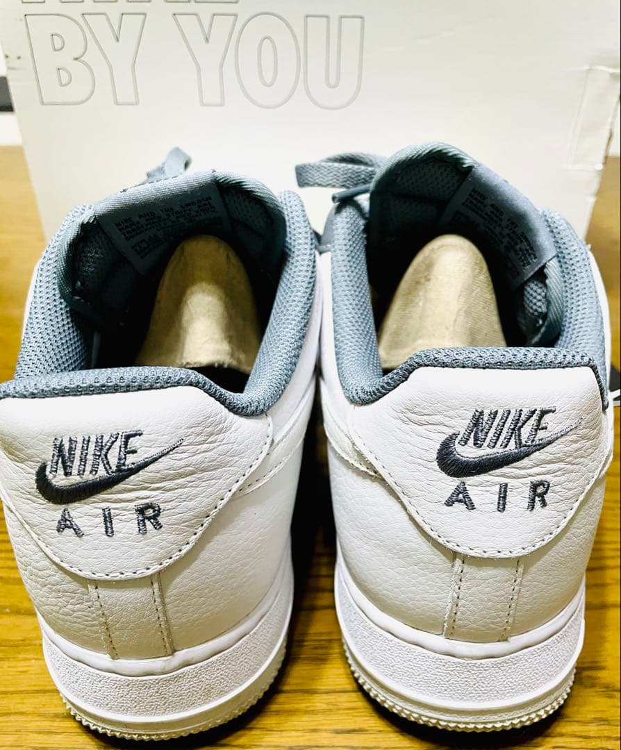 Nike Air Force 1 BY YOU ホワイト/グレー
