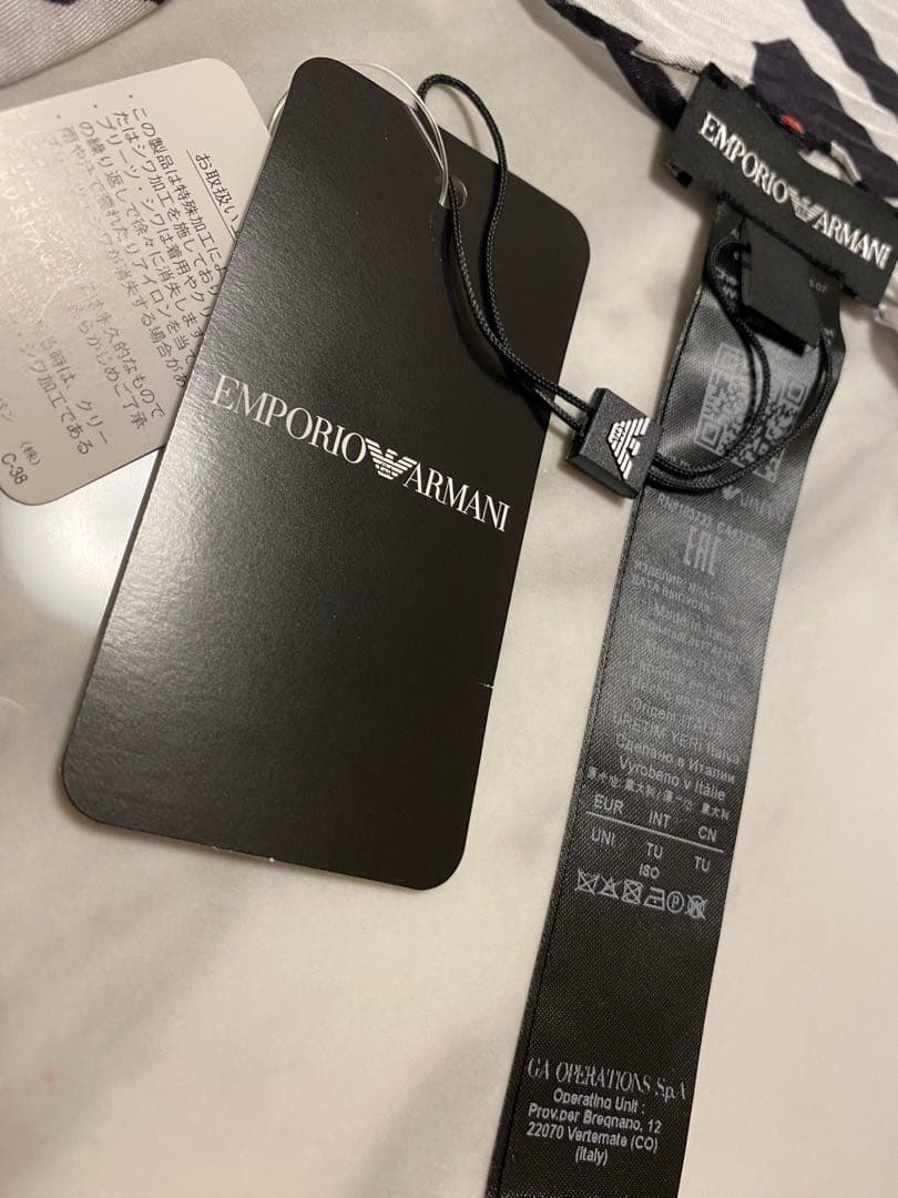 EMPORIO ARMANI スカーフ 新品タグ付き
