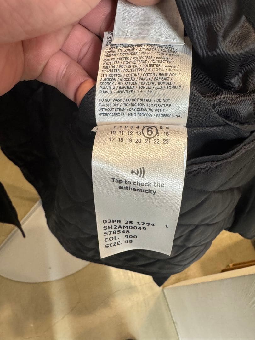 M*e様 MM6 マルジェラ　コットンライダース　25aw