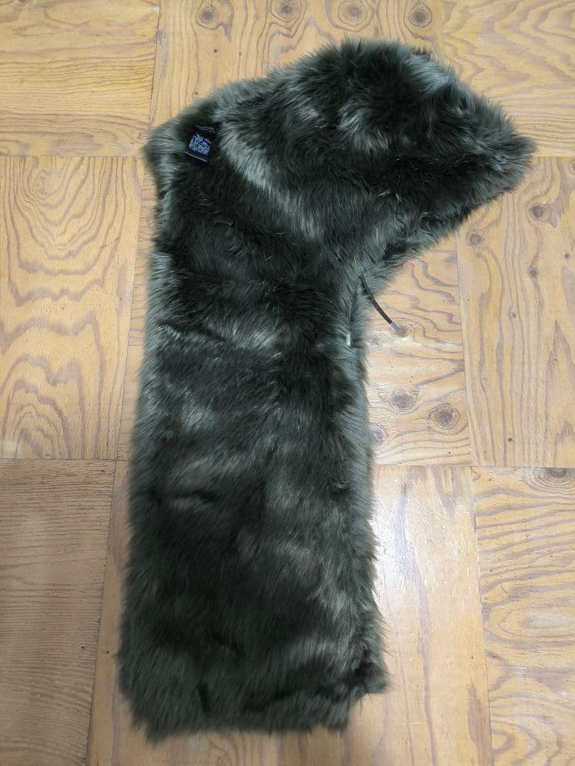 almostblack21aw　BOA HOOD STOLE