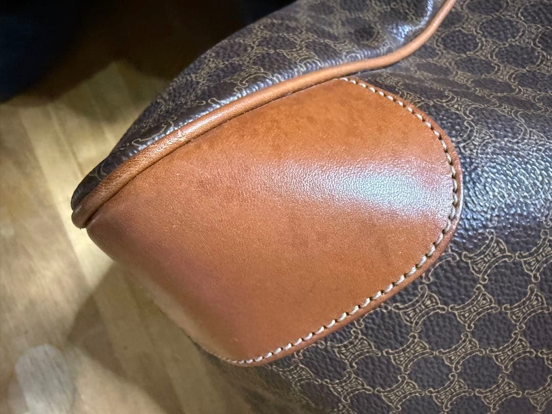 セリーヌ　ダークブラウン ボストンバッグ