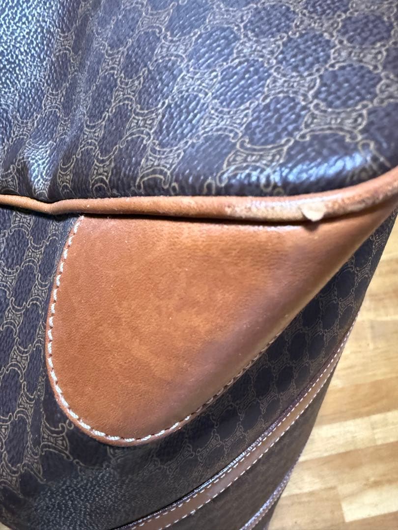 セリーヌ　ダークブラウン ボストンバッグ